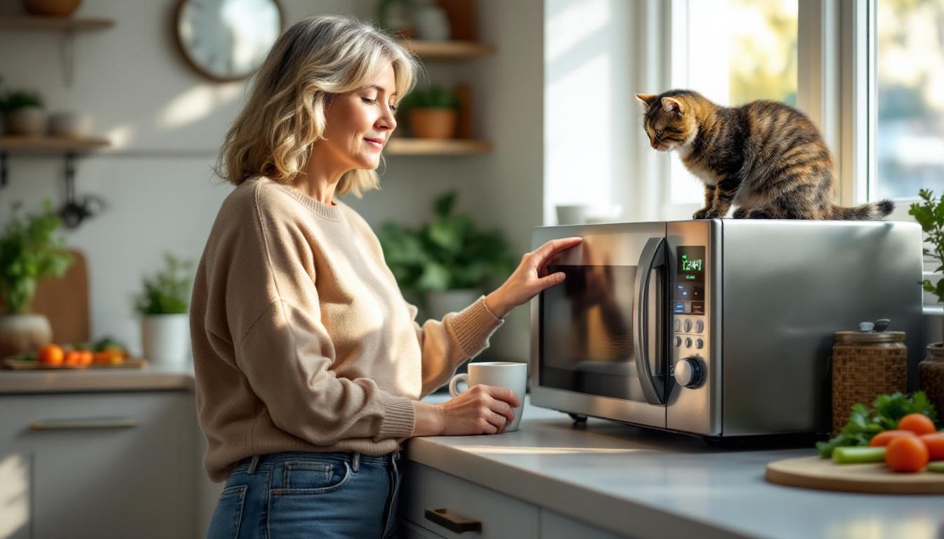 ontdek hoe deze weinig gebruikte knop op uw magnetron aanzienlijk stroom kan besparen en uw energiekosten verlaagt.