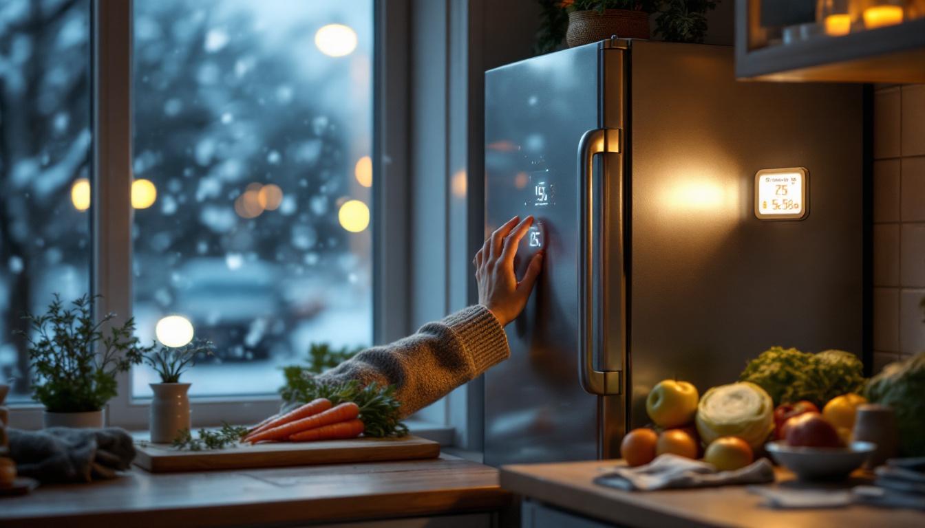 ontdek hoe u met deze koelkastinstelling in december tot 30% energie kunt besparen en zo uw stroomkosten verlaagt.
