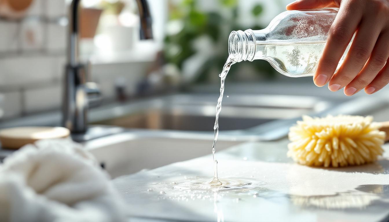 met slechts een scheutje azijn verwijder je snel en effectief hardnekkige kalkaanslag. ontdek hoe azijn jouw schoonmaakroutine kan verbeteren.