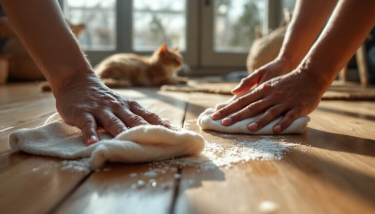 ontdek hoe je met een vergeten schoonmaaktechniek en eierschalen je houten vloeren weer laat glanzen. eenvoudig, natuurlijk en effectief!