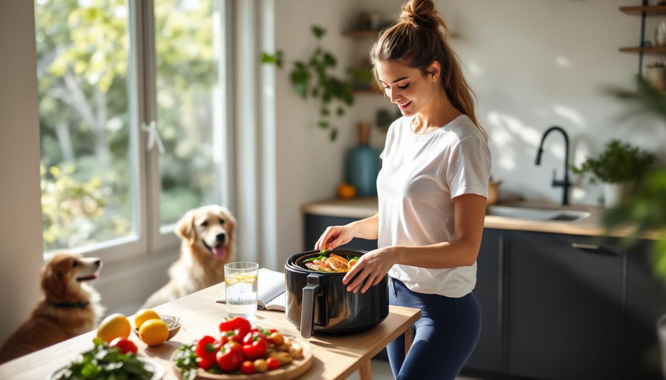 ontdek of dagelijks koken met een airfryer gezond is. een diëtist geeft een duidelijk antwoord en deelt deskundig advies voor jouw gezonde leefstijl.