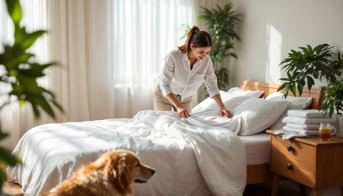 ontdek hoe vaak u uw lakens echt moet verschonen volgens een expert. lees handige tips voor een schoon en fris bed.