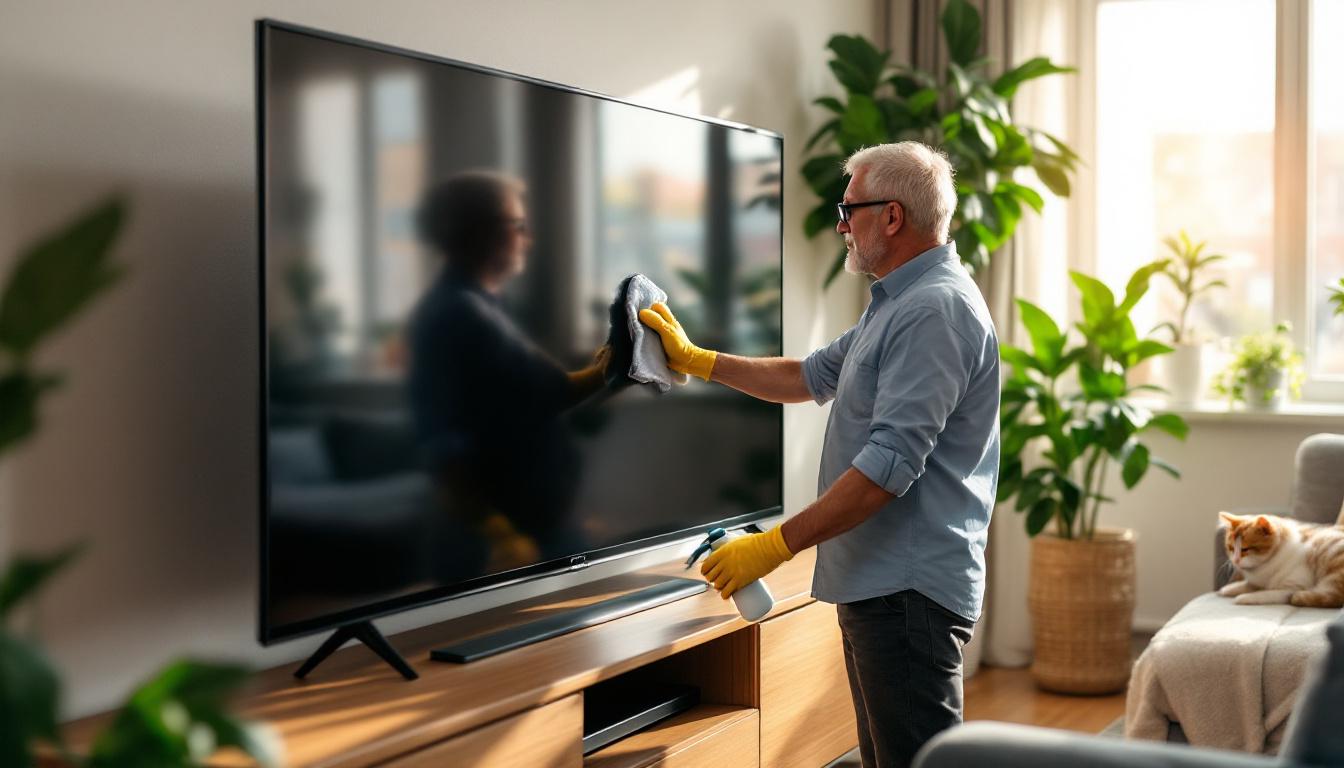 je reinigt je tv waarschijnlijk verkeerd: ontdek hoe professionals je tv zonder strepen schoonmaken.