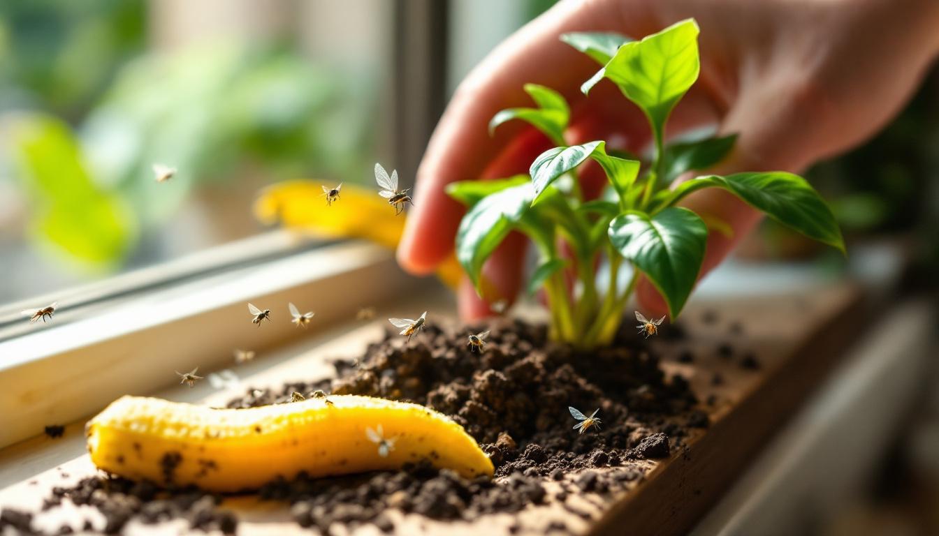 ontdek hoe dit fruit in de pot helpt bij het bestrijden van rouwvliegjes en het gezond houden van je planten.
