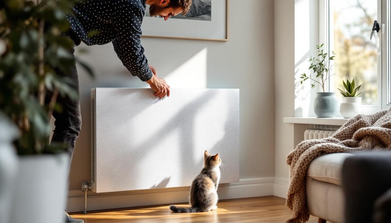 ontdek een effectievere methode dan aluminiumfolie om warmte achter radiatoren te verbeteren en energiekosten te besparen.