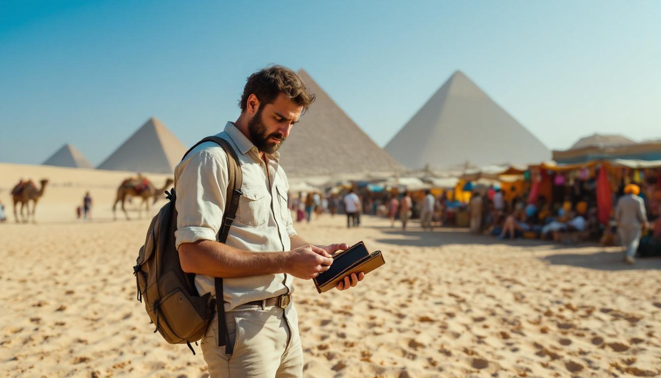 reiziger deelt waarschuwing na bezoek aan de piramides in egypte met een lege portemonnee door oplichting. lees tips om veilig te reizen en val niet ten prooi aan fraude.
