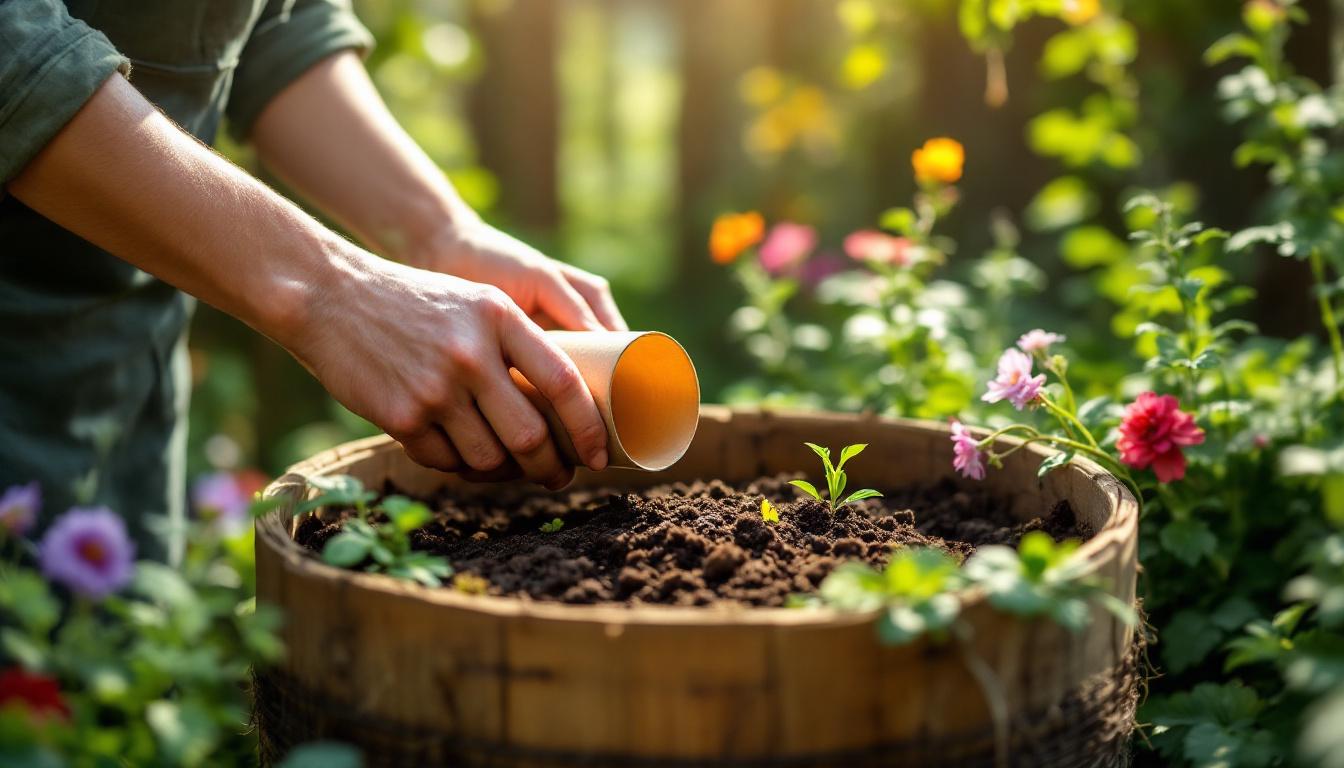 ontdek hoe je toiletrollen kunt composteren met deze verrassende tuintip, zelfs ervaren tuiniers zullen versteld staan!
