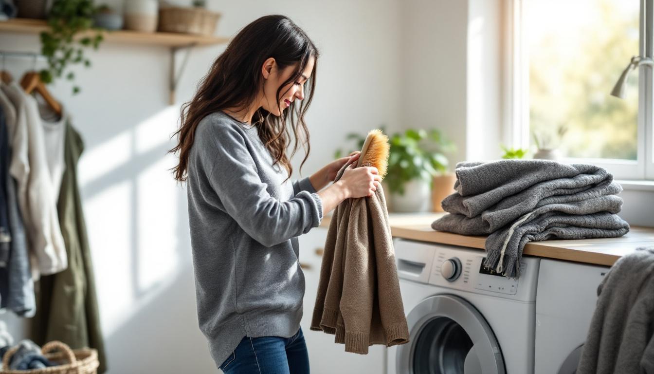 leer hoe u uw wollen jas eenvoudig thuis kunt onderhouden zonder naar de stomerij te gaan, met een handige truc die jarenlang effect heeft.