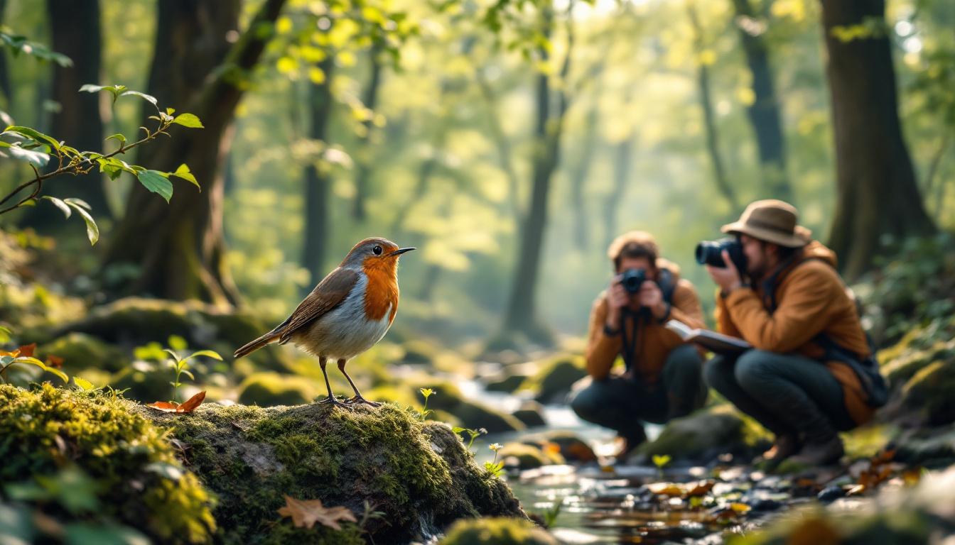 ontdek waarom een roodborstje vaak op één poot springt, uitgelegd door ornithologen en met inzichten in hun gedrag en aanpassing.