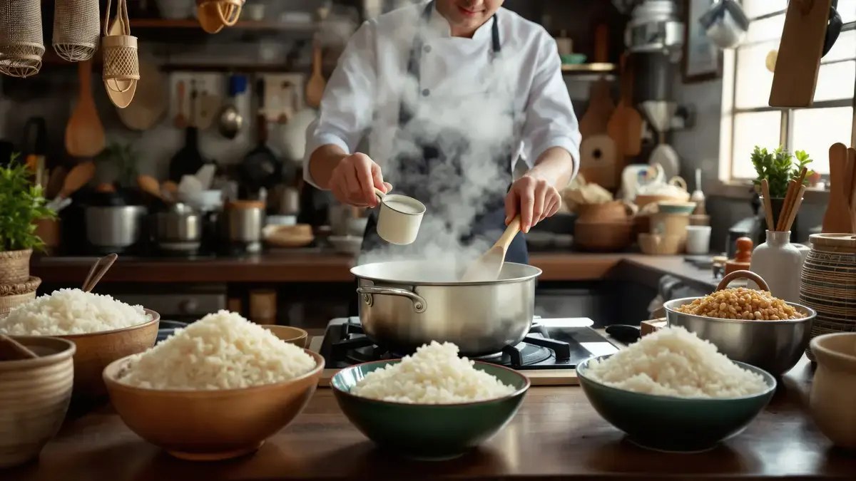 Deze precieze handeling legt uit waarom Aziatische rijst een andere textuur heeft