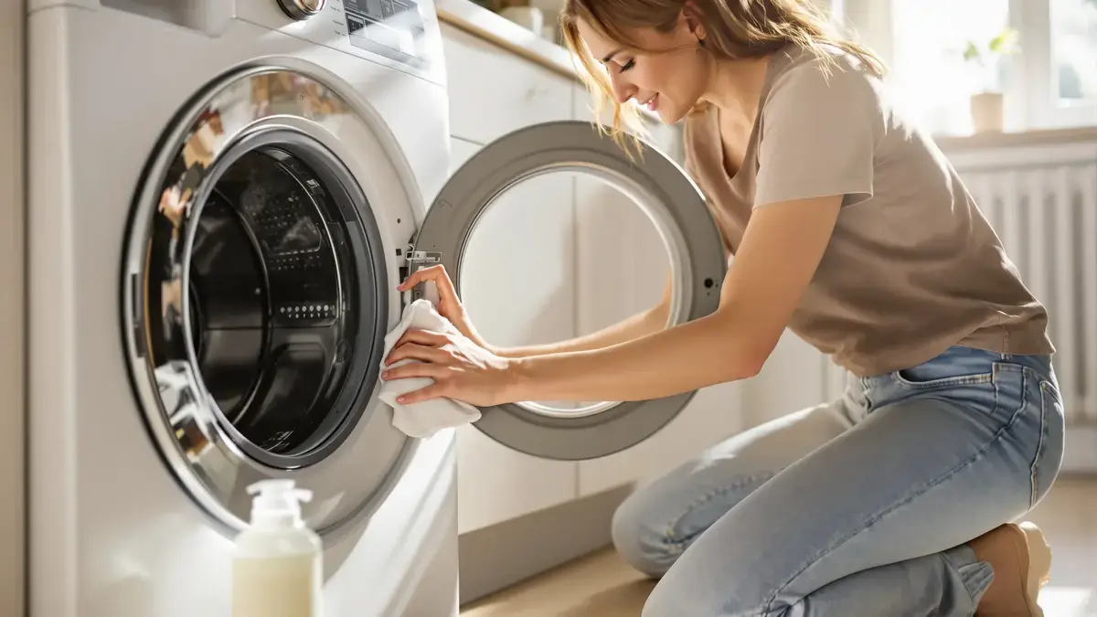 Noch azijn noch zuiveringszout: deze tip reinigt het rubber van de wasmachine grondig