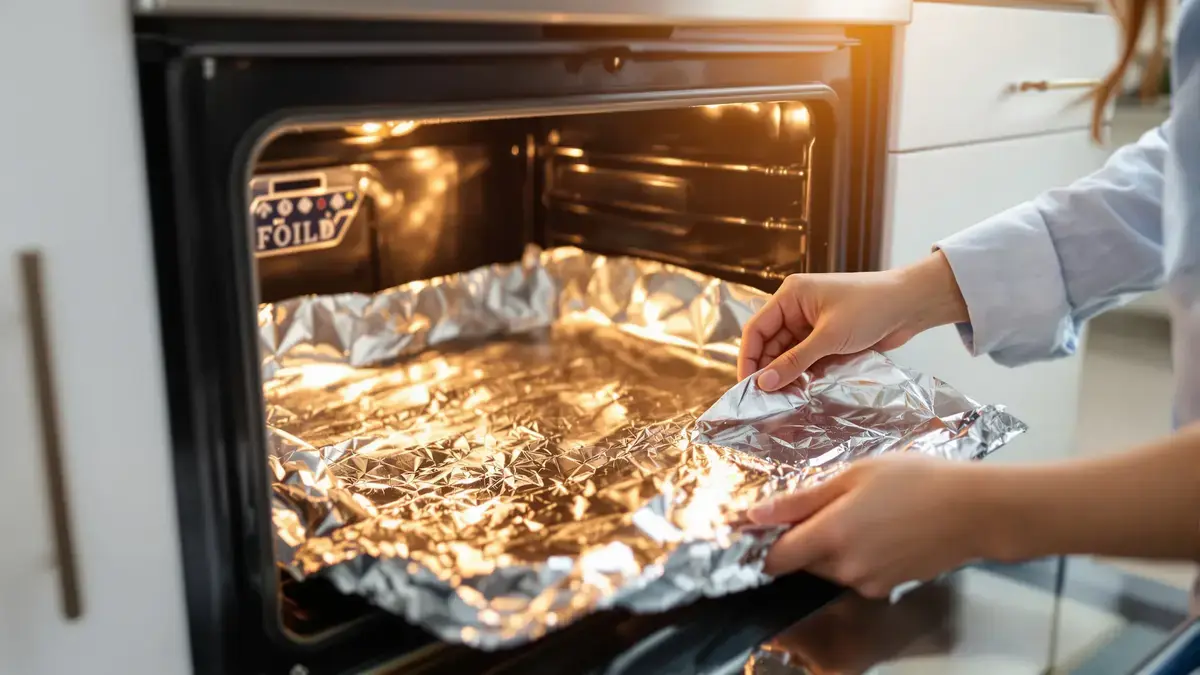Ontdek hoe een eenvoudig stukje aluminiumfolie uw oven brandschoon kan maken.
