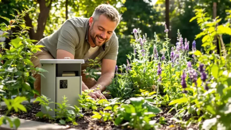 Een heel eenvoudig apparaat weerhoudt ratten ervan zich in de tuin te vestigen