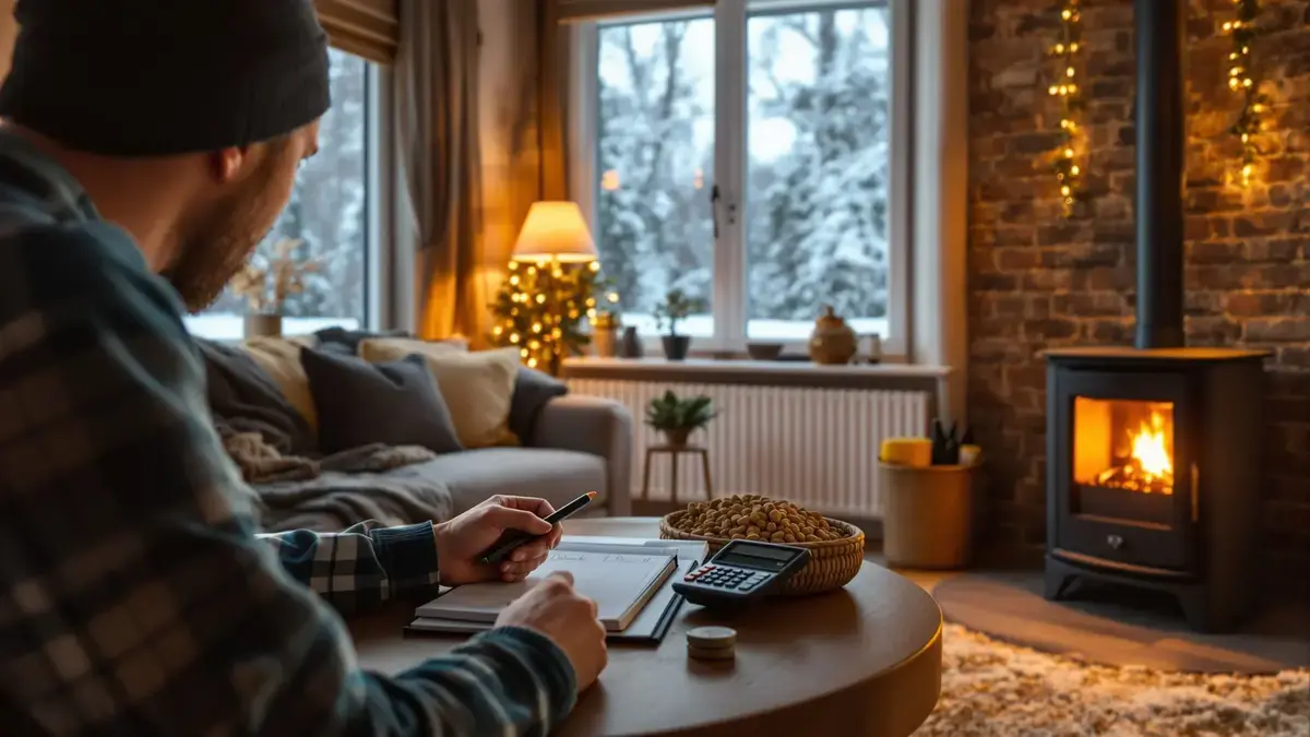 Huis van 100 m²: de precieze berekening om deze winter niet zonder pellets te zitten