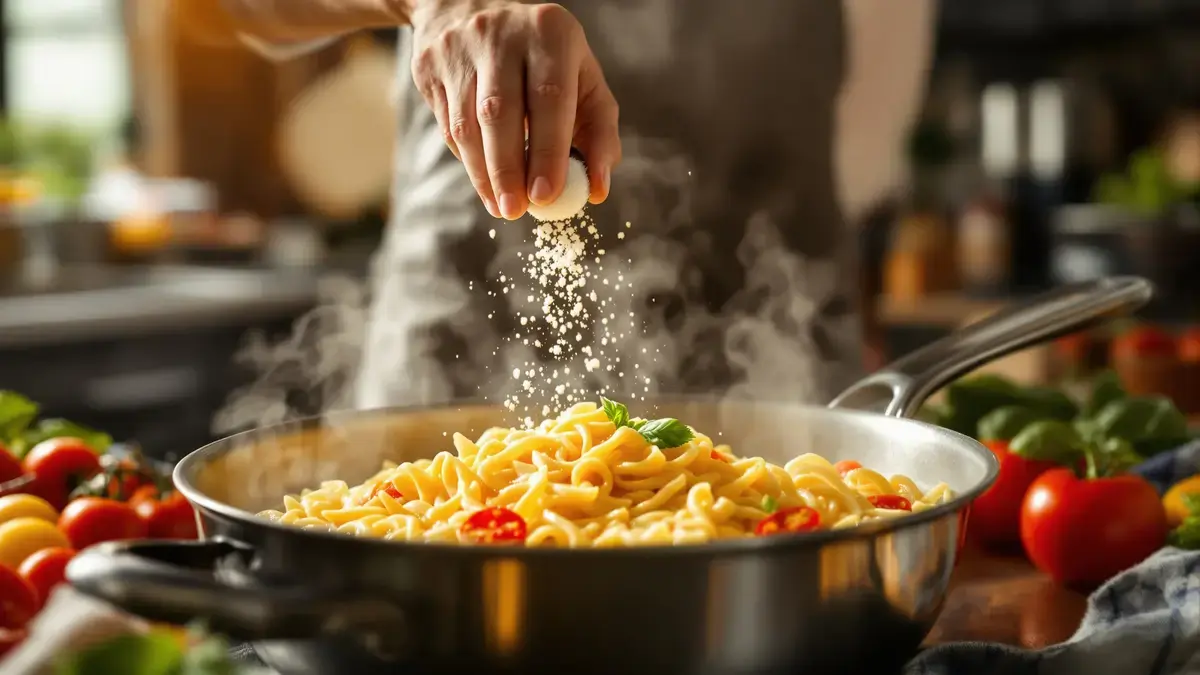 Deze in Italië gebruikte truc voorkomt dat pasta aan elkaar plakt zonder vet toe te voegen