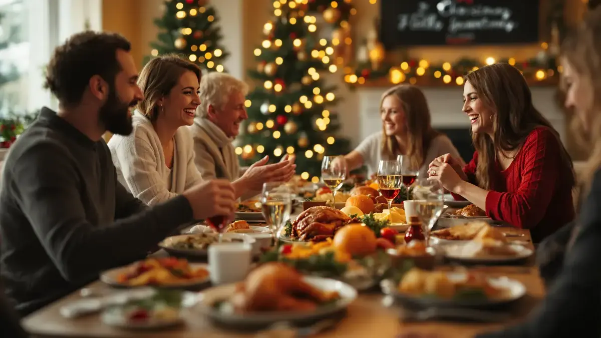 De kerstmaaltijd zou een meetbare invloed hebben op de stemming en de geestelijke gezondheid