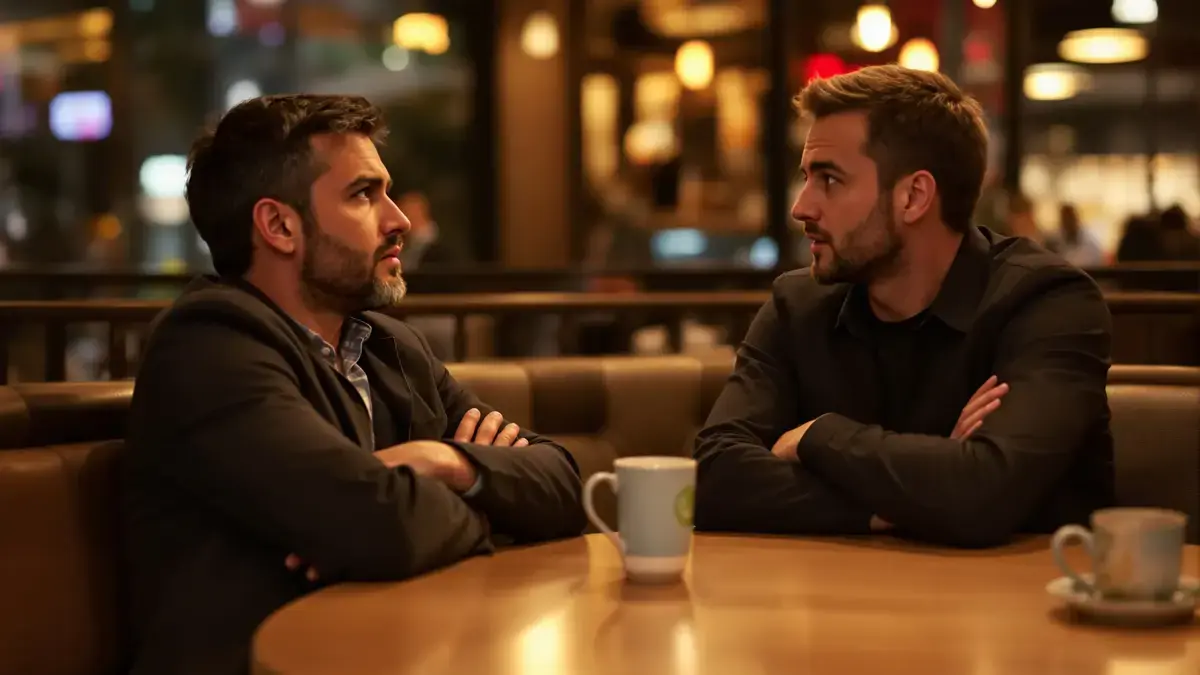 Een klein detail in de houding kan soms verraden wanneer het luisteren niet langer echt actief is