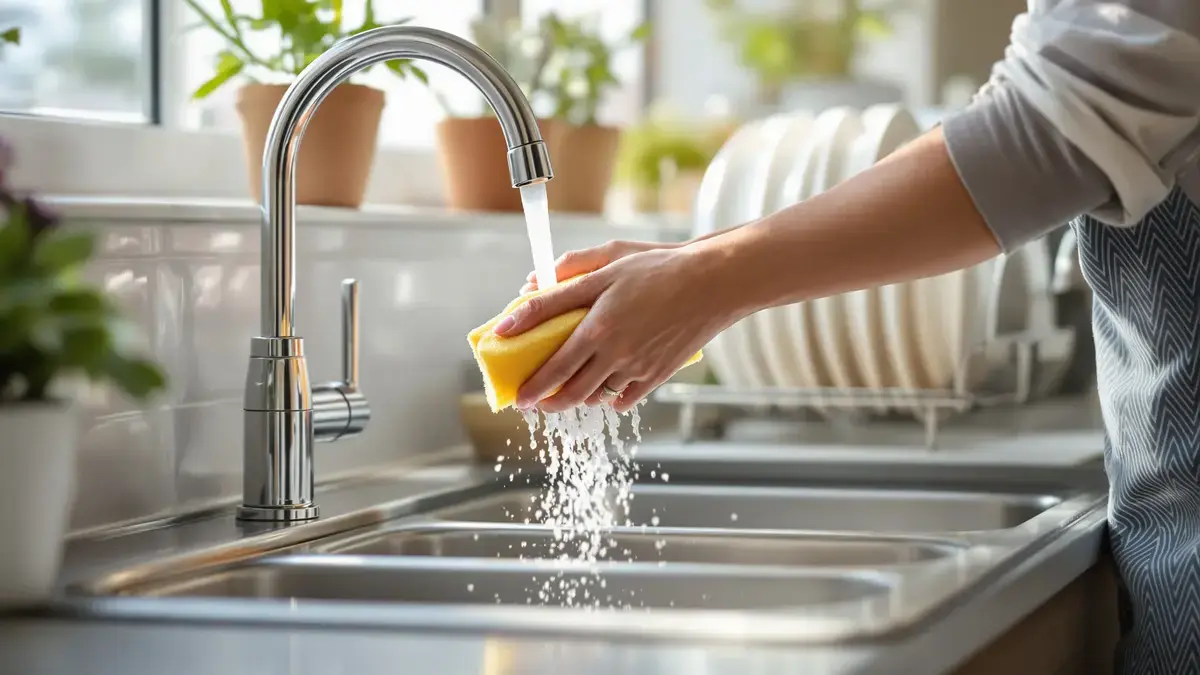 Dit kleine dagelijkse gebaar houdt je sponzen veel langer schoon