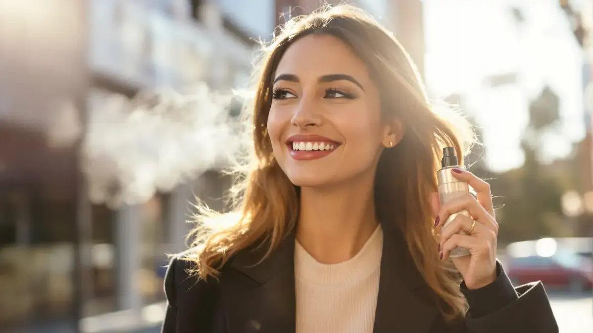 Een snelle beweging volstaat om de houdbaarheid van je parfum de hele dag te verlengen