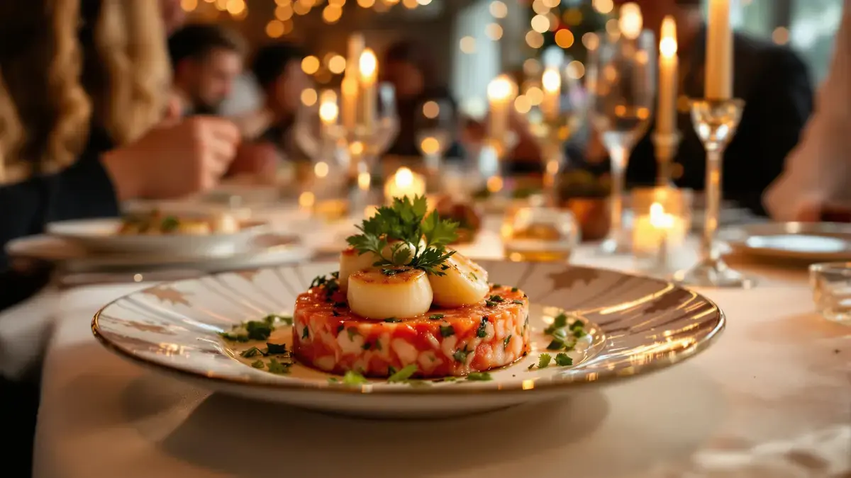 Waarom deze tartaar van Sint-Jakobsschelpen en zalm een klassieker is geworden voor het kerst- of oudejaarsdiner