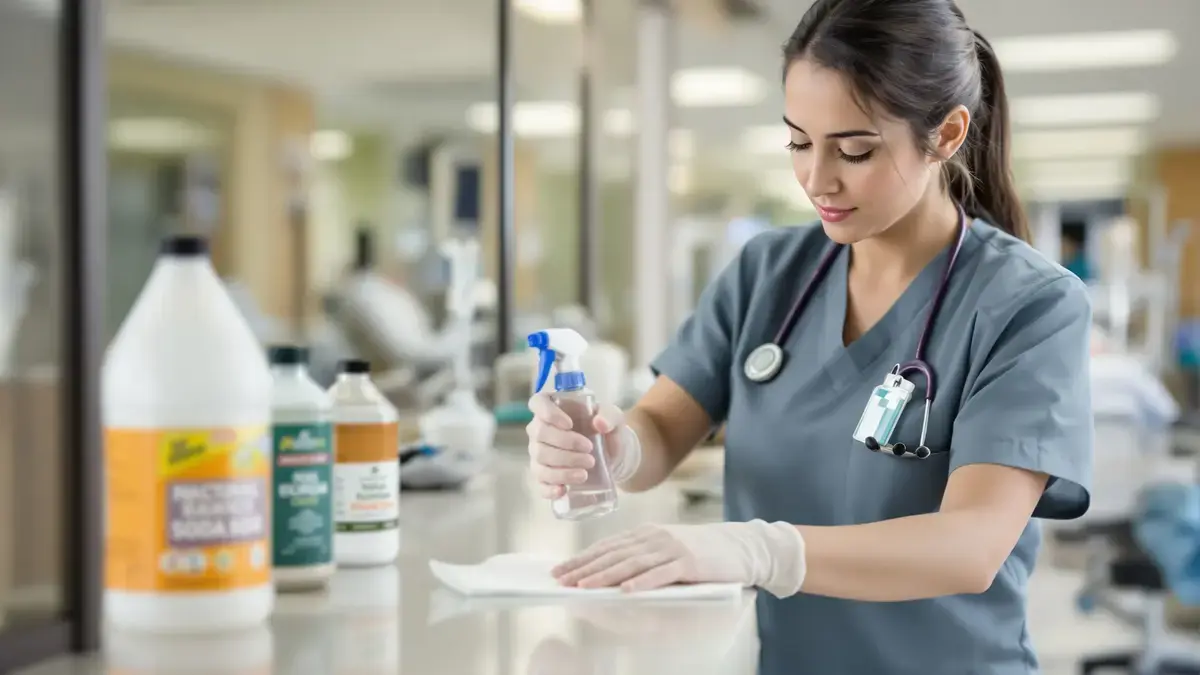 Verpleegkundigen geven de voorkeur aan deze natuurlijke methode om oppervlakken te ontsmetten