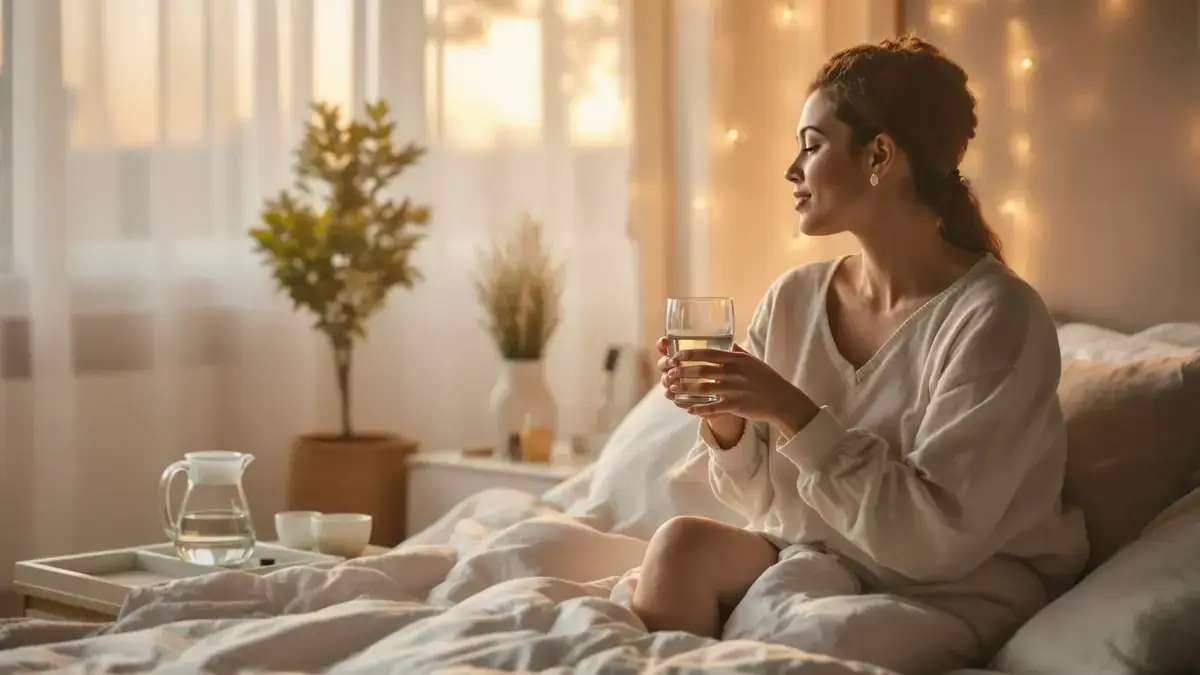 Water drinken voor het slapengaan: wat artsen echt aanraden