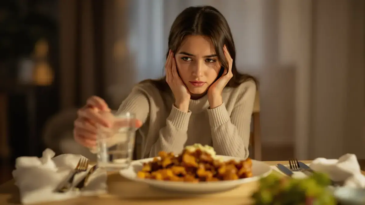 Water drinken juist na een stevige maaltijd verstoort de spijsvertering meer dan men denkt, volgens specialisten