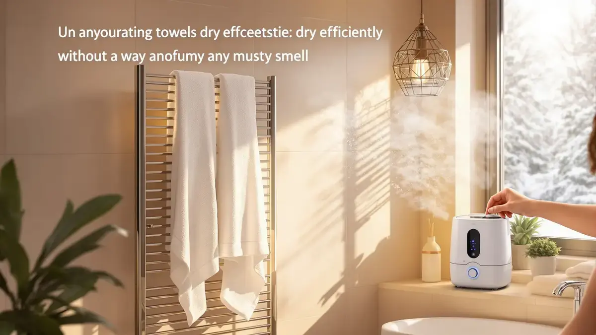 In de winter droogt deze methode handdoeken zonder muffe geur