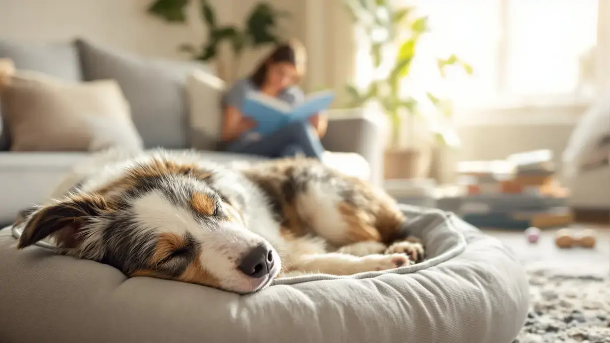 Australische herder: de plaats waar hij slaapt heeft directe invloed op zijn emotionele balans