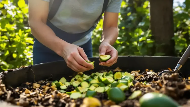 Onverwachte redenen waarom avocadoschillen in de compost niet afbreken
