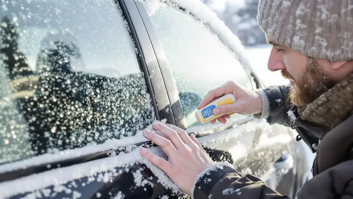 Bevroren portieren in de winter voorkom je met een eenvoudig gebaar, zonder heet water of ontdooimiddel