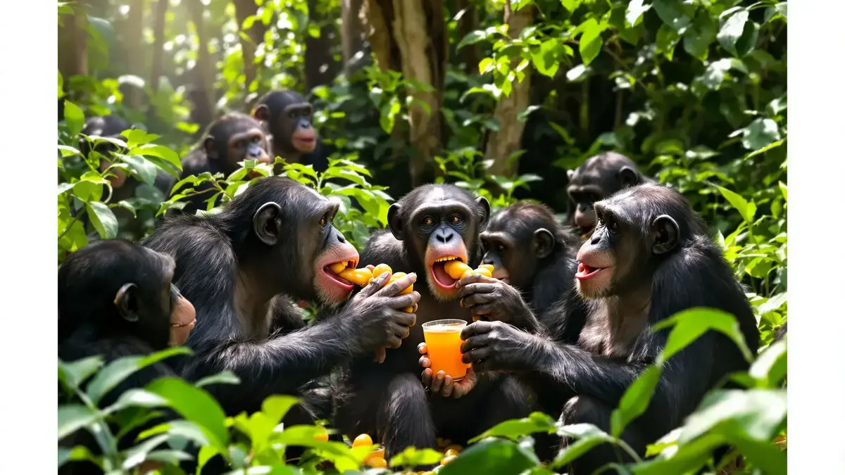Chimpanseeën drinken van nature een vorm van alcohol die onderzoekers verbaast