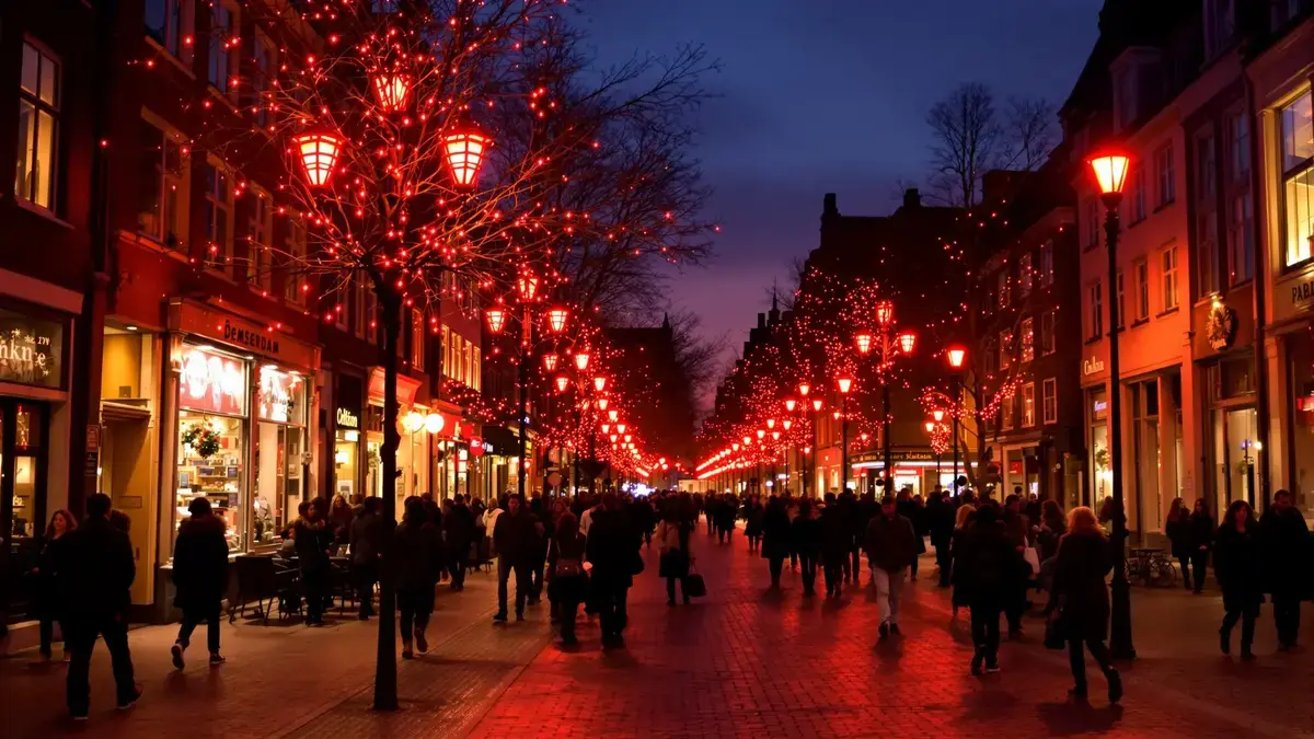 Denemarken installeert rode straatlantaarns in zijn straten om een reden die de stedelijke verlichting wereldwijd kan transformeren