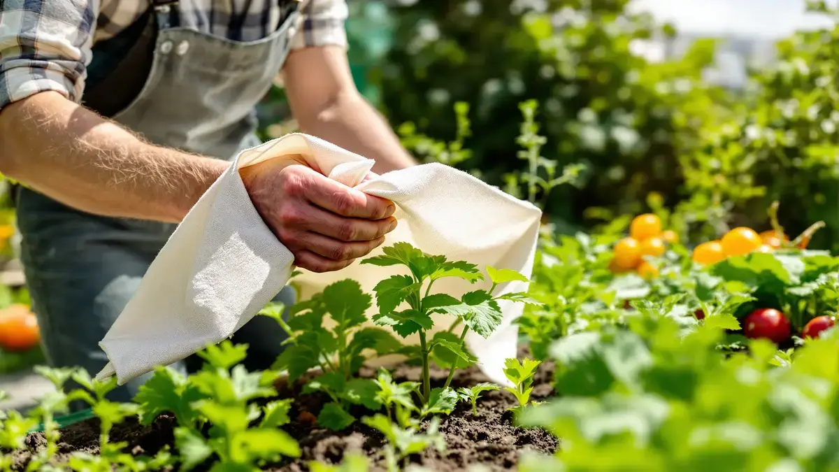 Een eenvoudig doekje op de juiste plek kan een veelvoorkomend probleem in de moestuin oplossen zonder moeite of middelen
