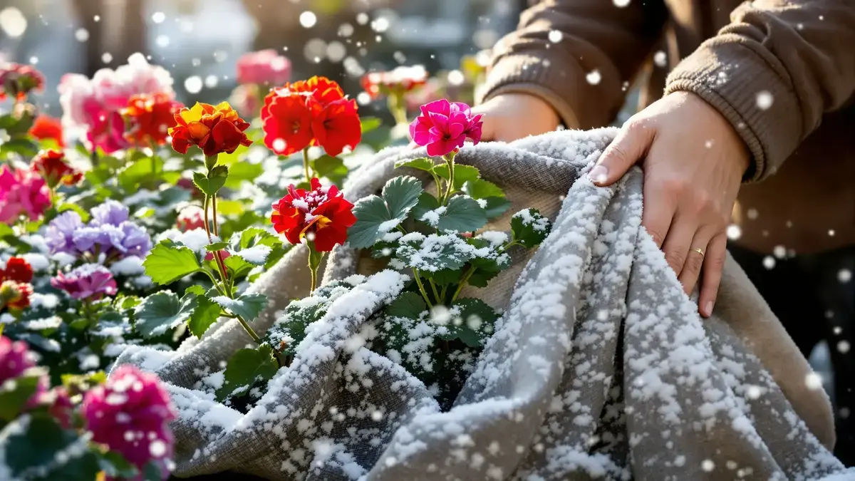 Een essentiële ingreep beschermt geraniums tegen de kou en helpt ze in het voorjaar weer uitlopen