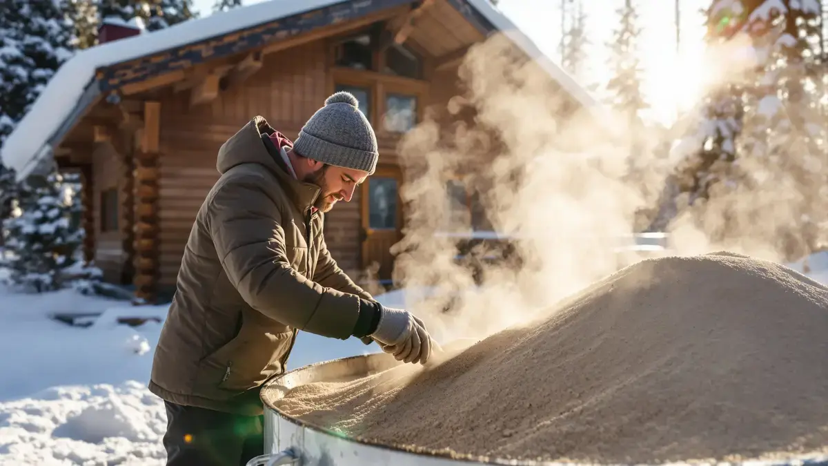De Finse methode van verwarmen met zand: een weinig bekende oplossing voor duurzame besparingen op de lange termijn