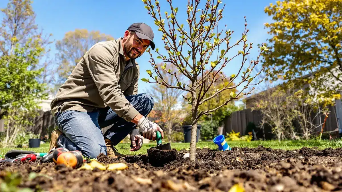 Een fruitboom die je voor eind januari plant, levert al komende herfst vruchten