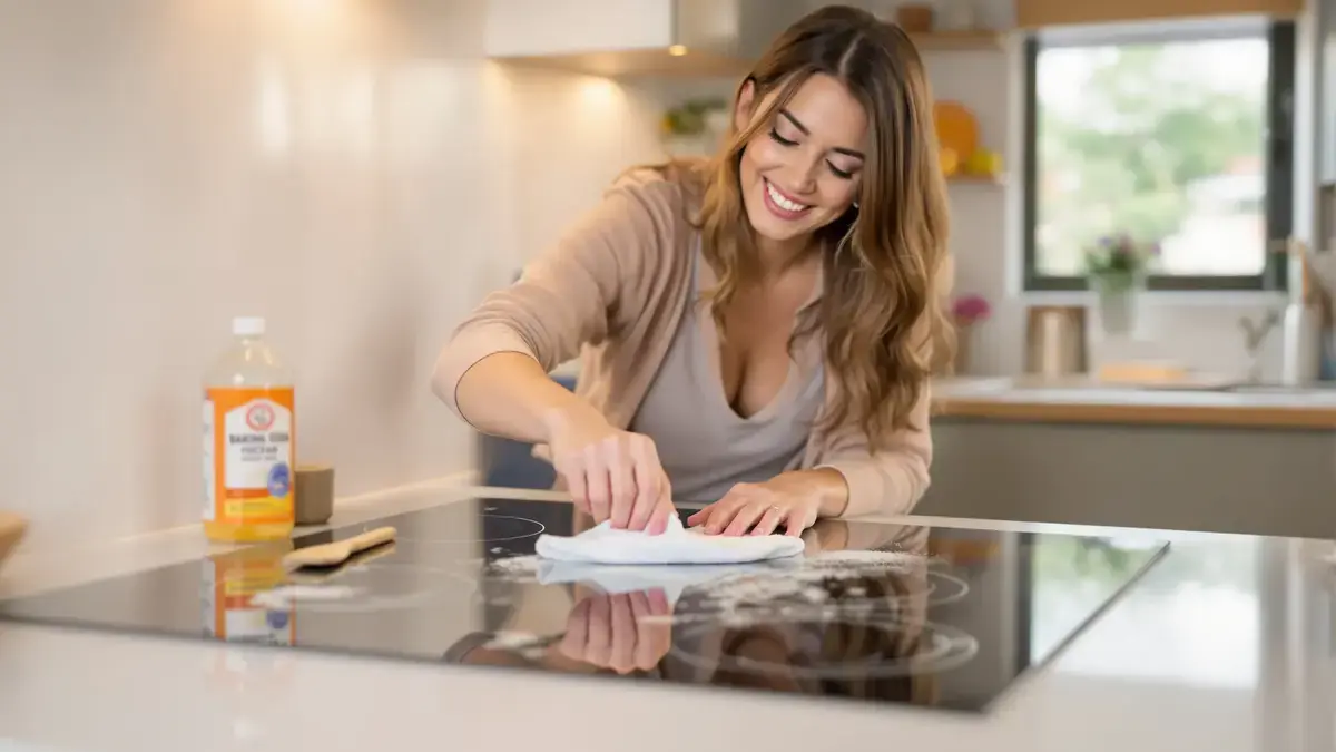 Gekraste vitrokeramische kookplaat: ontdek een verrassend huisgemaakt mengsel dat in slechts 5 minuten de glans herstelt