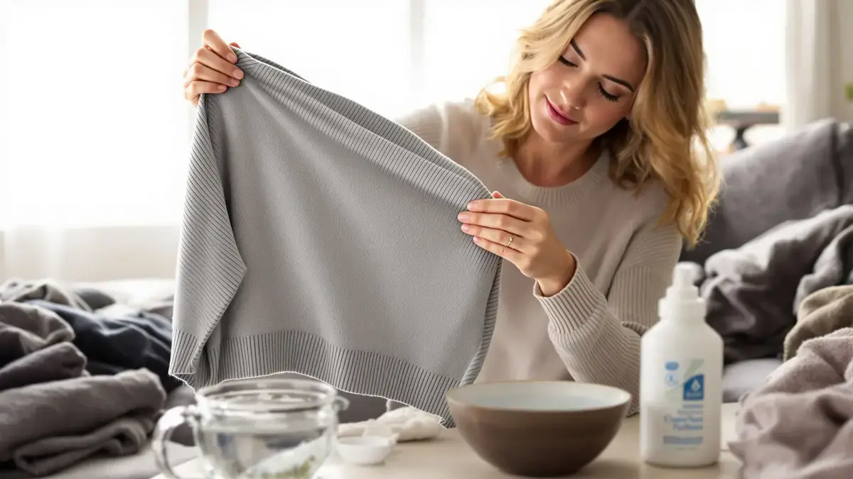 Gekrompen trui: met deze zachte methode krijgt u hem vaak weer in zijn oorspronkelijke maat