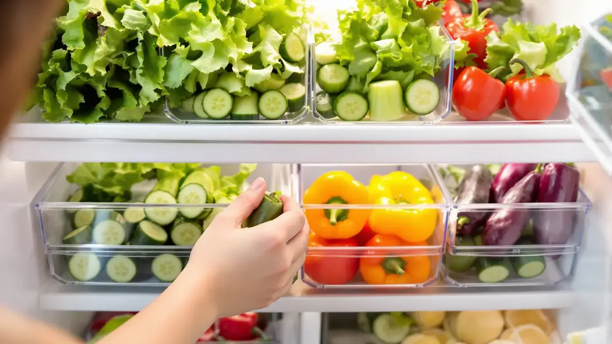 Een gerichte indeling in de koelkast houdt groenten veel langer knapperig
