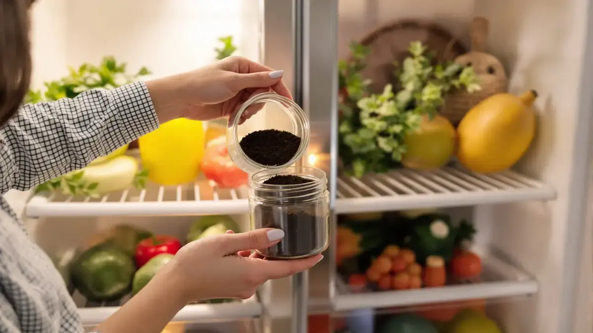 Geuren in de koelkast: koffiedik werkt als een formidabele natuurlijke neutralisator