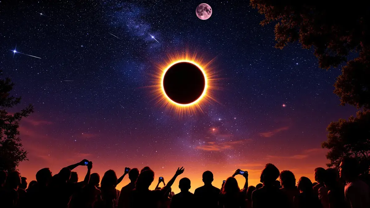 Hemel 2026: tussen een zeldzame zonsverduistering, supermanen en sterrenregens belooft het jaar spectaculair te worden voor waarnemers