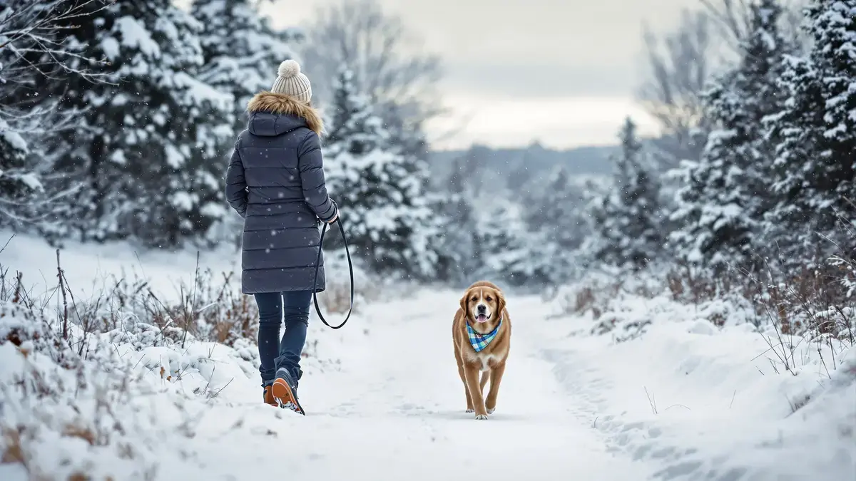 Vanaf welke temperatuur loopt een hond tijdens winterse wandelingen risico op onderkoeling?