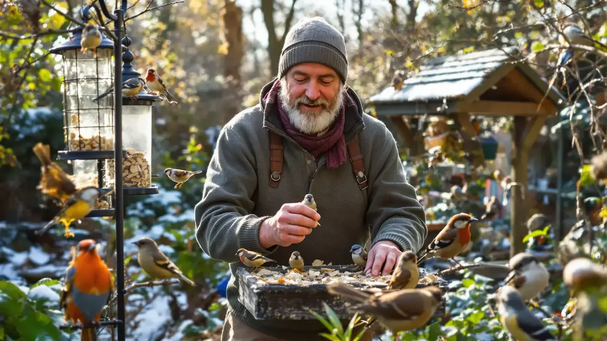In januari een onverwacht restje van een maaltijd dat Britse tuiniers kunnen gebruiken om vogels te helpen