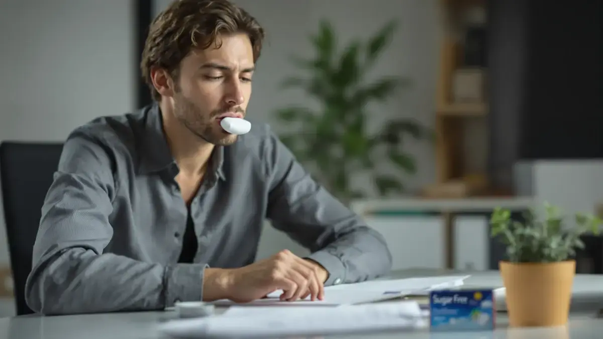 Kauwen op kauwgom, een eenvoudige methode om dagelijkse stress te verlichten