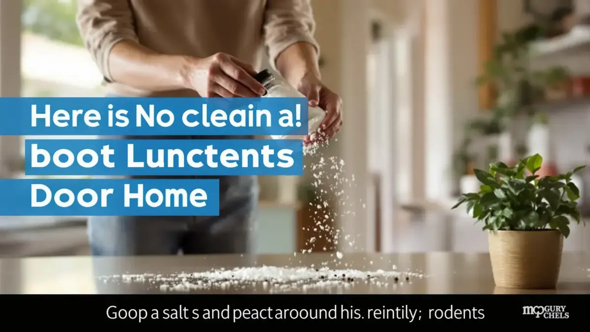 Een gewoon keukeningrediënt kan rond uw huis een grens tekenen die knaagdieren niet durven te overschrijden