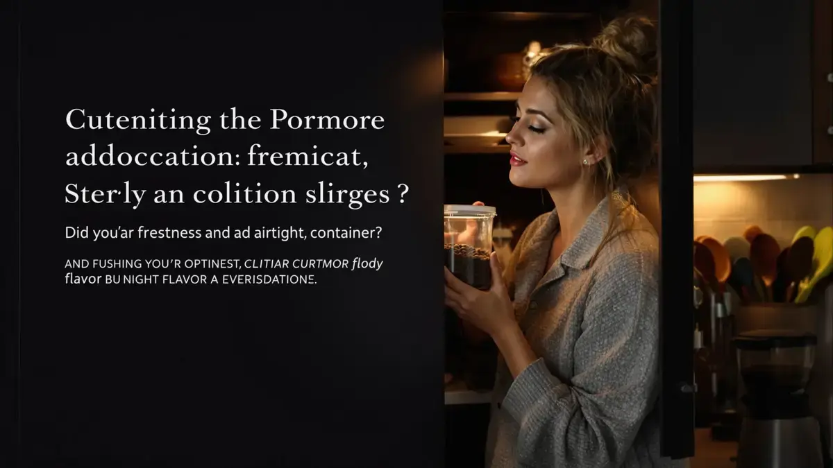 Koffie op precies die plek in de keuken bewaren is genoeg om hem bitter te maken, en die fout komt veel voor