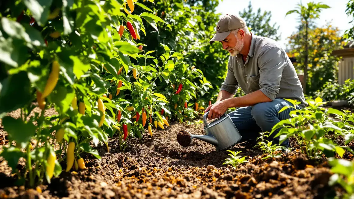 Koffiedik in de moestuin: waarom het zorgt voor grotere en stevigere paprika’s