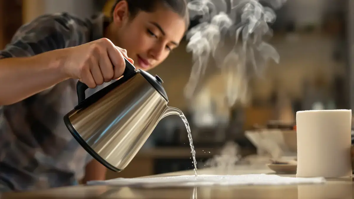 Kokend water en toiletpapier: deze weinig bekende truc lost een veelvoorkomend huishoudelijk probleem op