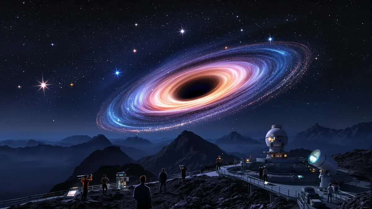 Een kolossaal zwart gat zou uit zijn sterrenstelsel ontsnappen met een absurde snelheid en de James Webb-telescoop had zoiets niet mogen zien